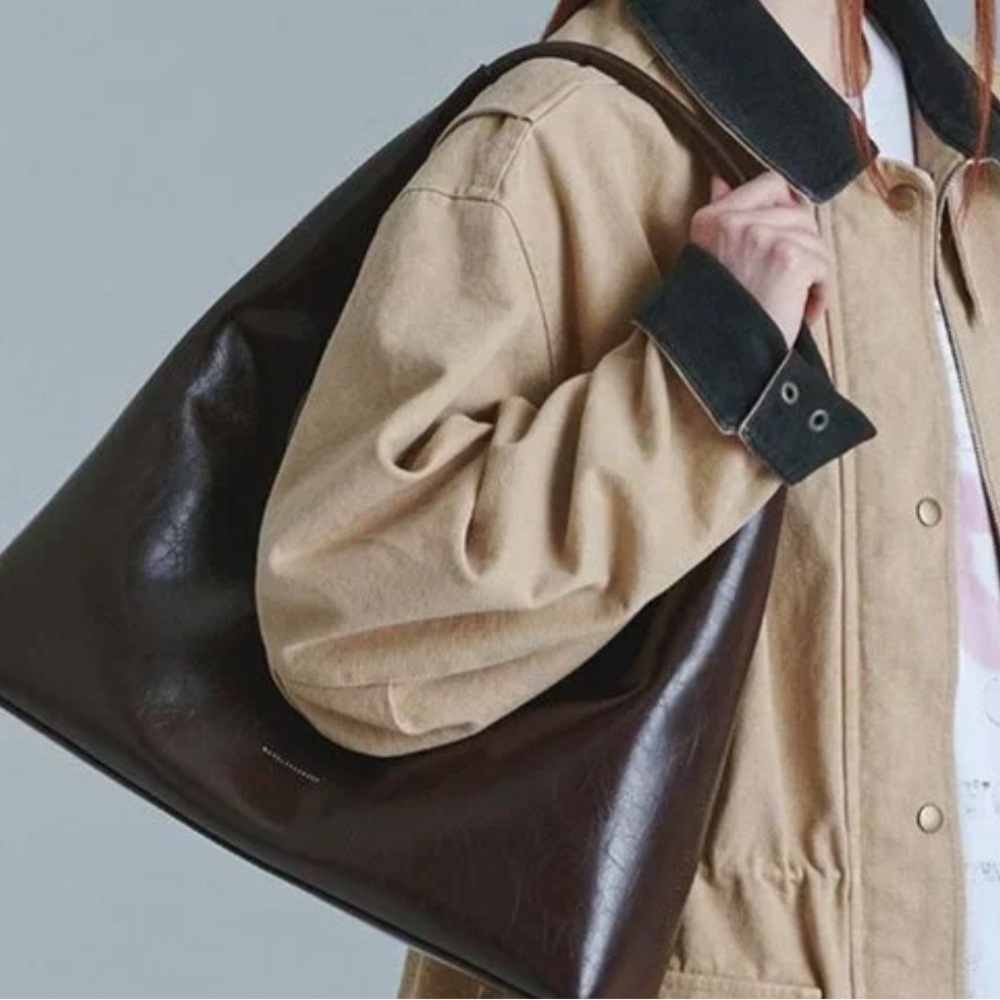MARGE SHERWOOD
Crinkled Leather Shoulder Bag